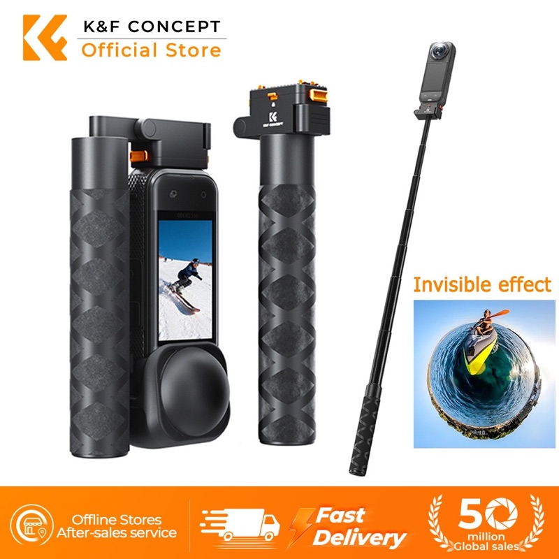 Gậy selfie K&F gập đôi