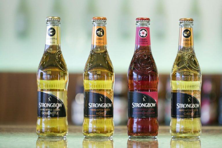 bia trái cây strongbow